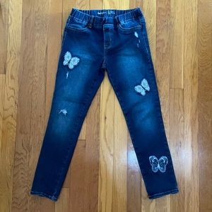 Gap distressed legging jean ankle size 12 R.